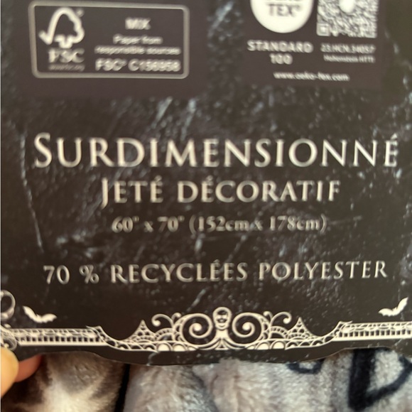 BNWT OVERSIZED OUIJA THROW BLANKET!! - Picture 8 of 9